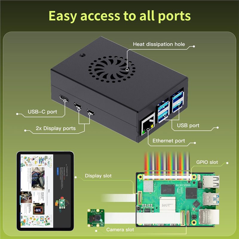 T23C, kit di avvio Irasptek pe - Raspberry Pi 5 8Gb Kit recensione e prezzo