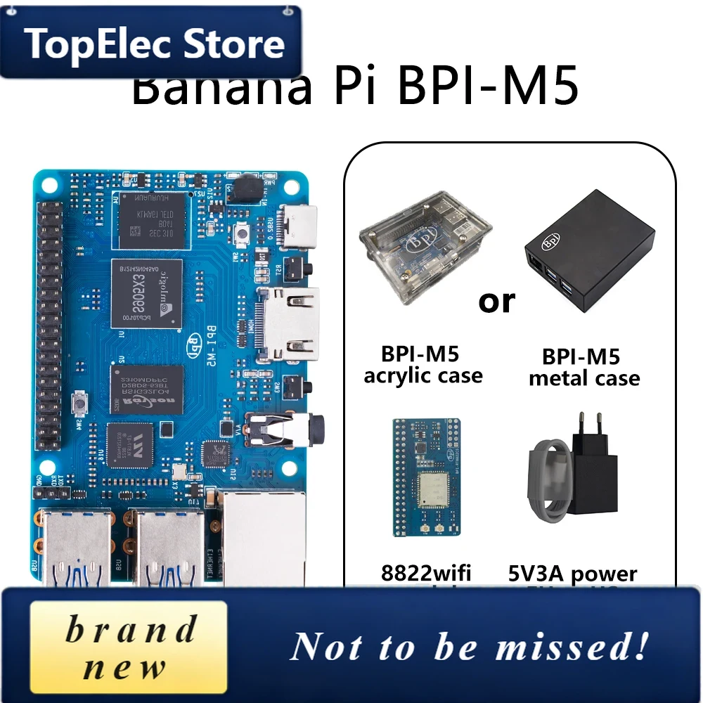 TopElec Banana PI BPI-M5 SET c - Banana Pi Bpi-M5 recensione e prezzo