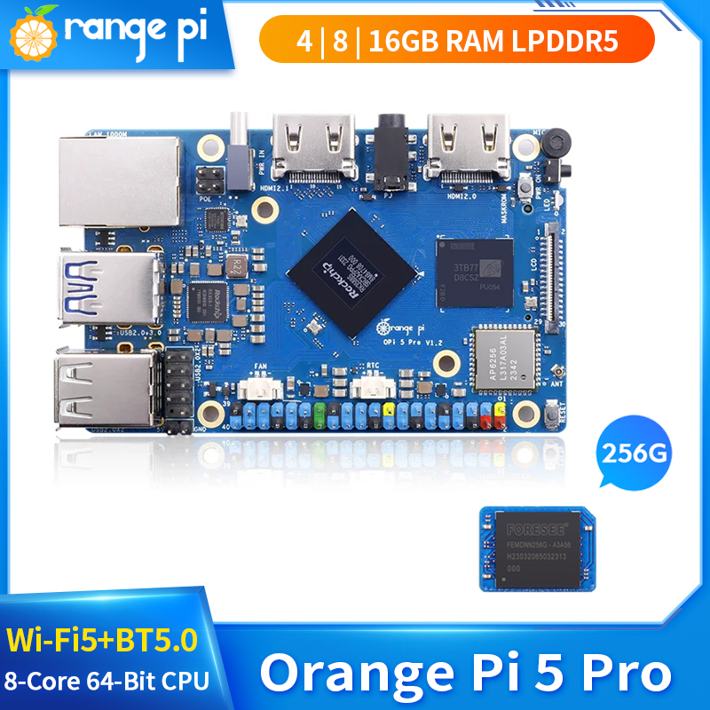 Orange Pi 5 Pro 16 8 4GB RAM L - Orange Pi 5 Plus 16Gb recensione e prezzo