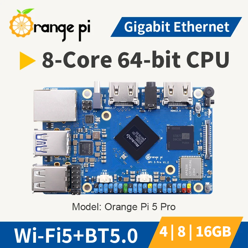 Orange Pi 5 Pro 16 8 4GB RAM L - Orange Pi 5 Plus 16Gb recensione e prezzo